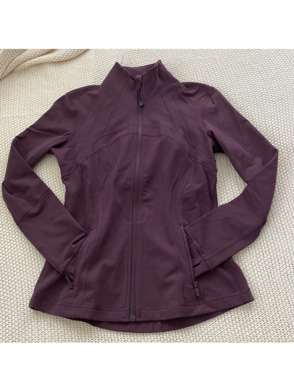 lululemon athletica rare luon define jacket Deep Plum black cherry jewel tones